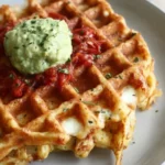 Tomaten Mozzarella Waffeln