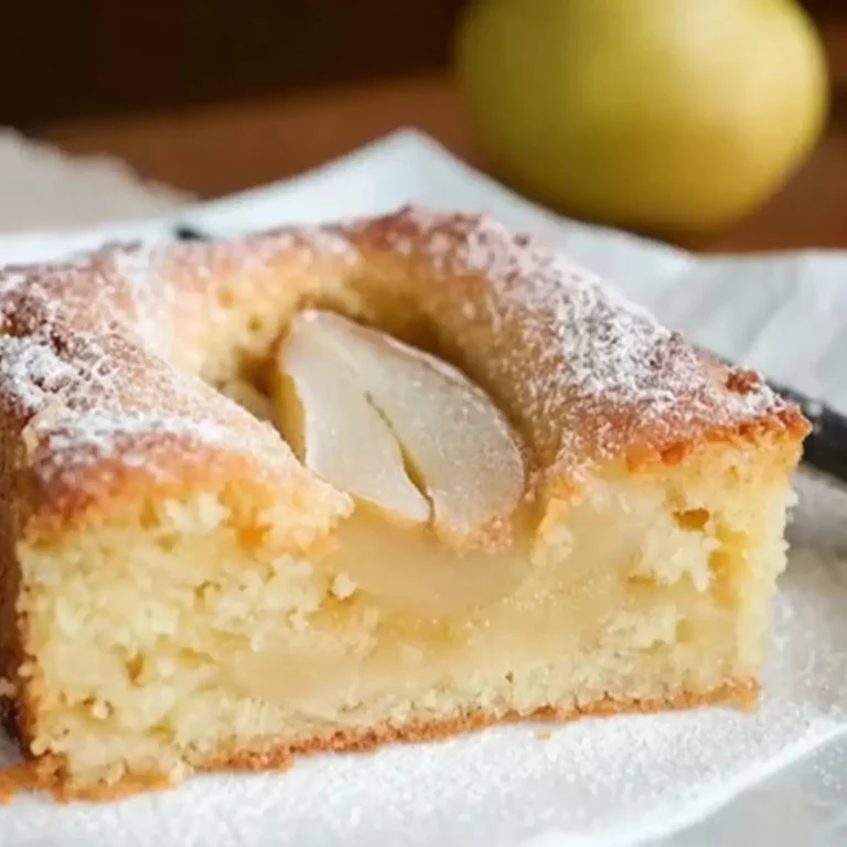 Versunkener Birnenkuchen