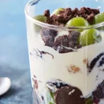 Weintrauben-Schichtdessert