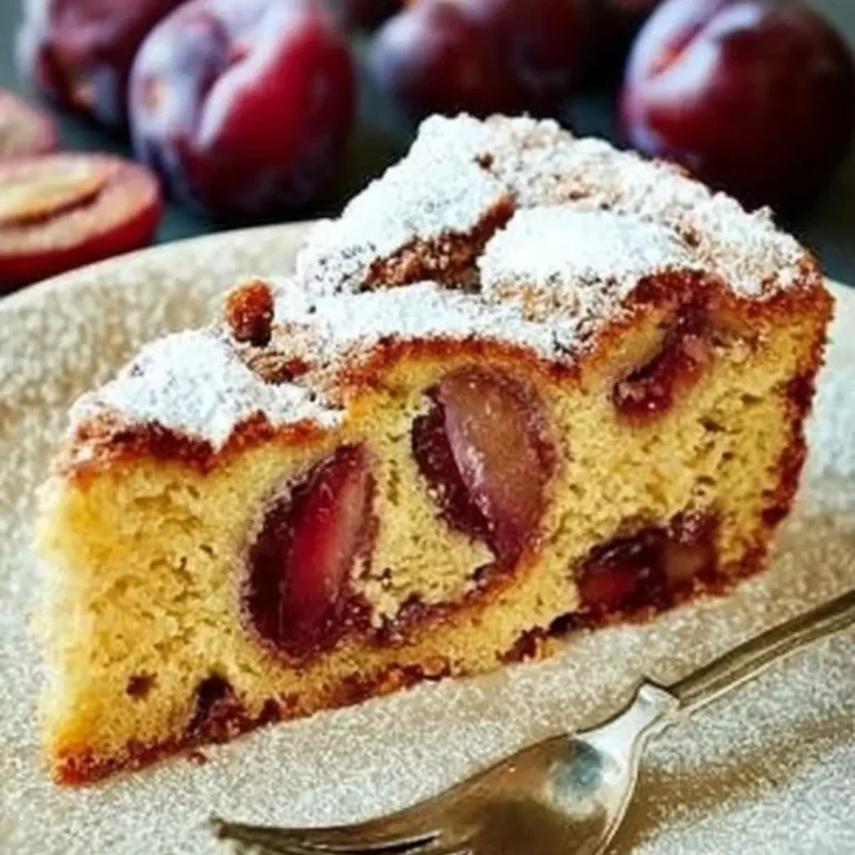 Zwetschgenkuchen mit Rührteig