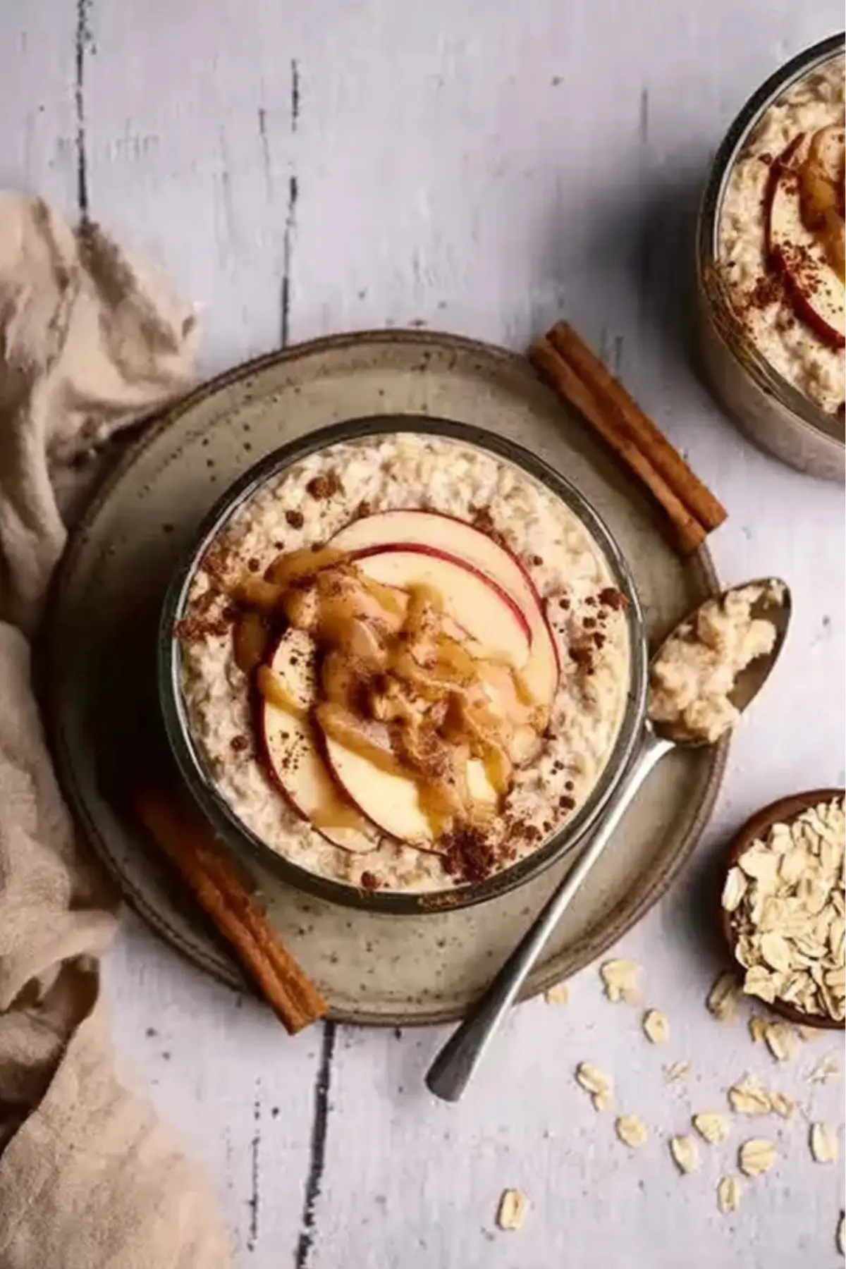 apfel zimt overnight oats