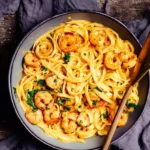 cremige Garnelenpasta