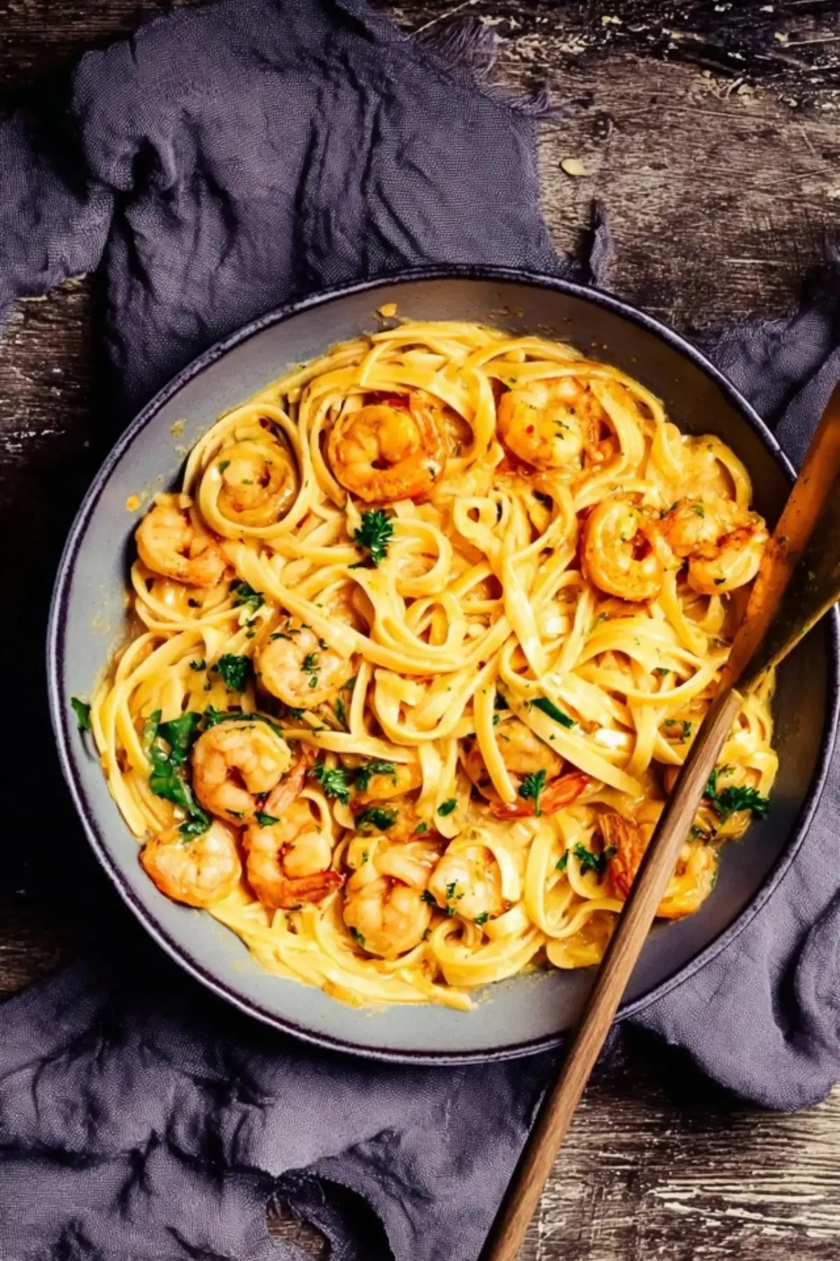 cremige Garnelenpasta