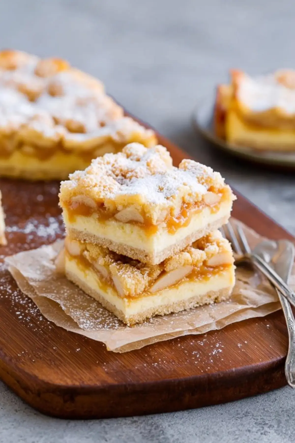 Apfel-Karamell-Käsekuchen