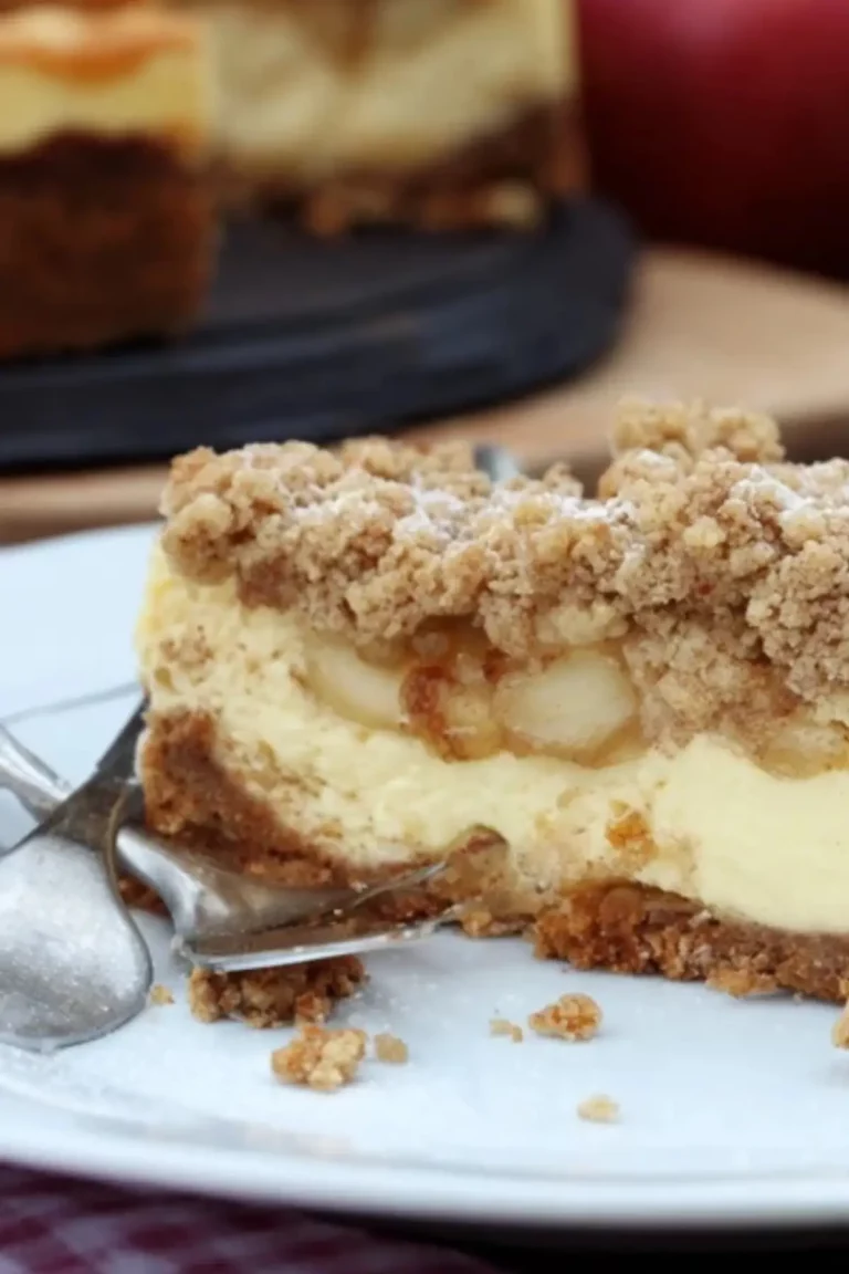 Apfel-Käsekuchen mit Streusel