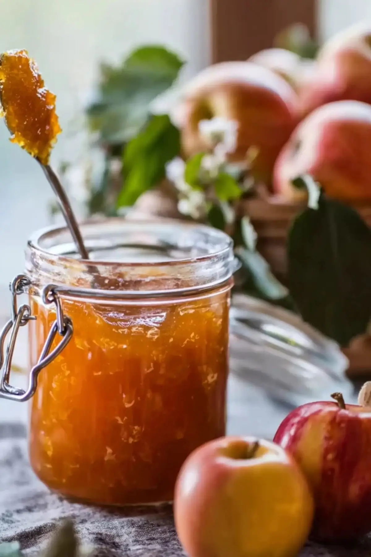 Apfelmarmelade mit Senf