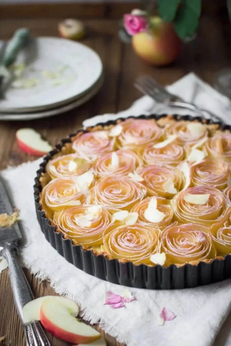 Apfelrosen Tarte