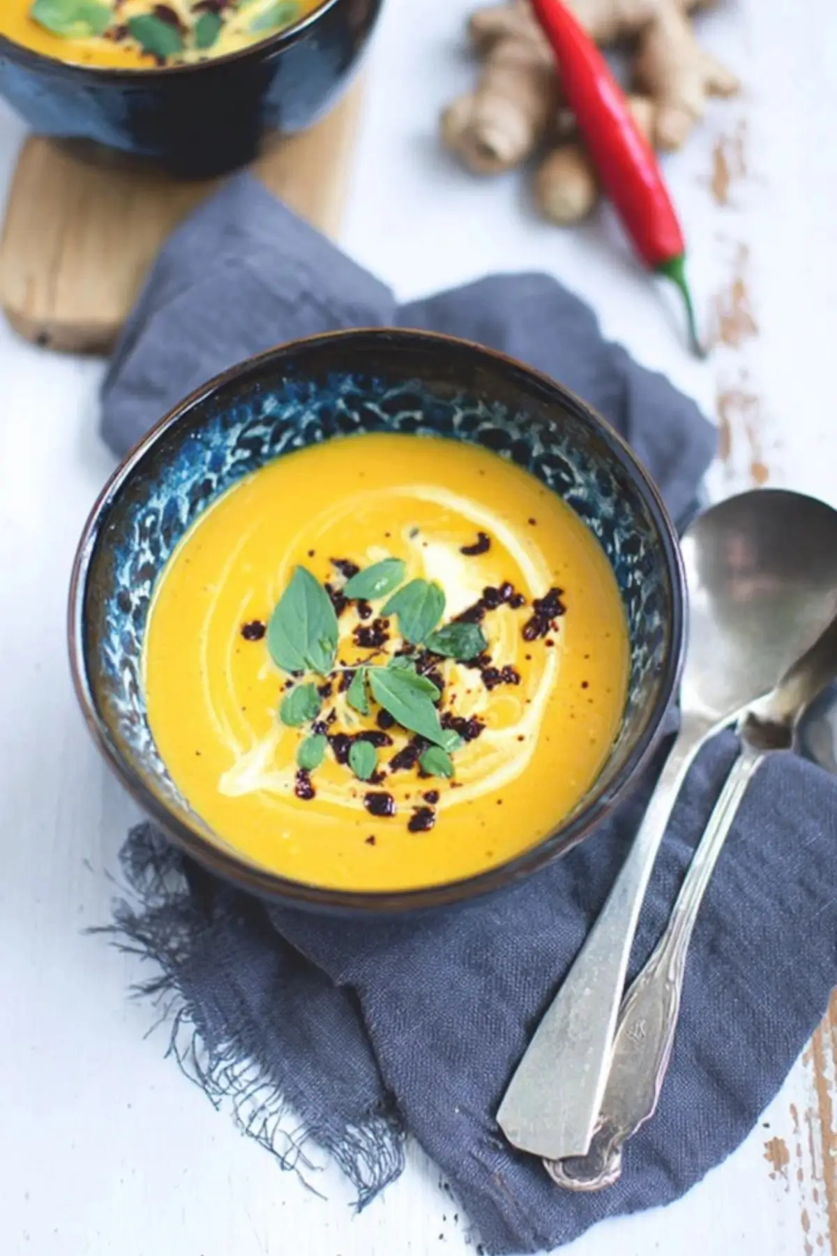 Cremige Kürbissuppe