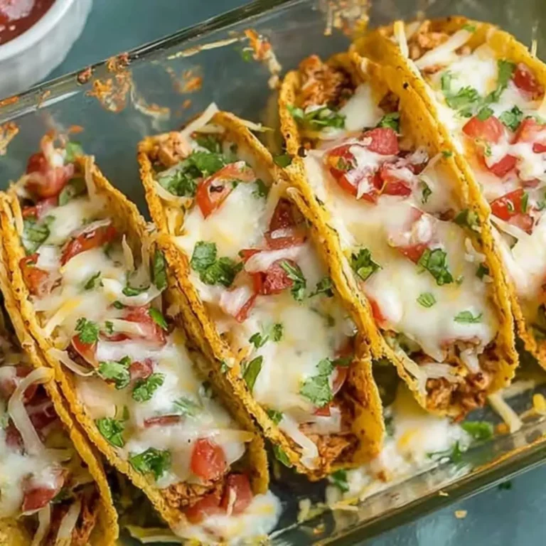 Gebackene Hühnchen-Tacos