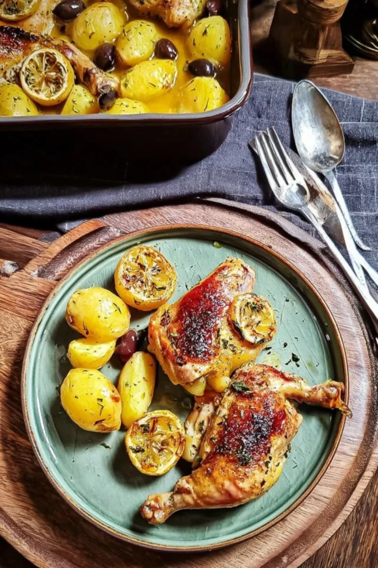 Griechisches Hähnchen mit Kartoffeln