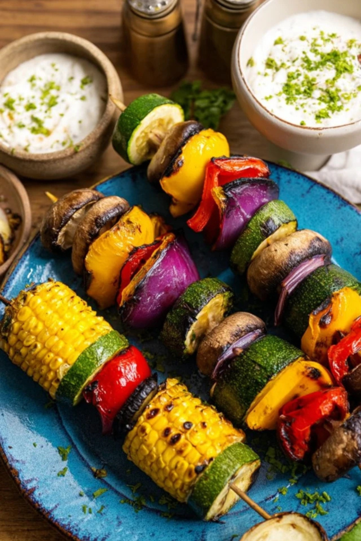 Gemüsespieße vom Grill