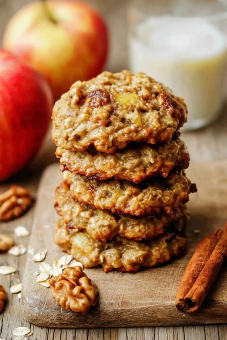 Haferflockenkekse mit Apfel