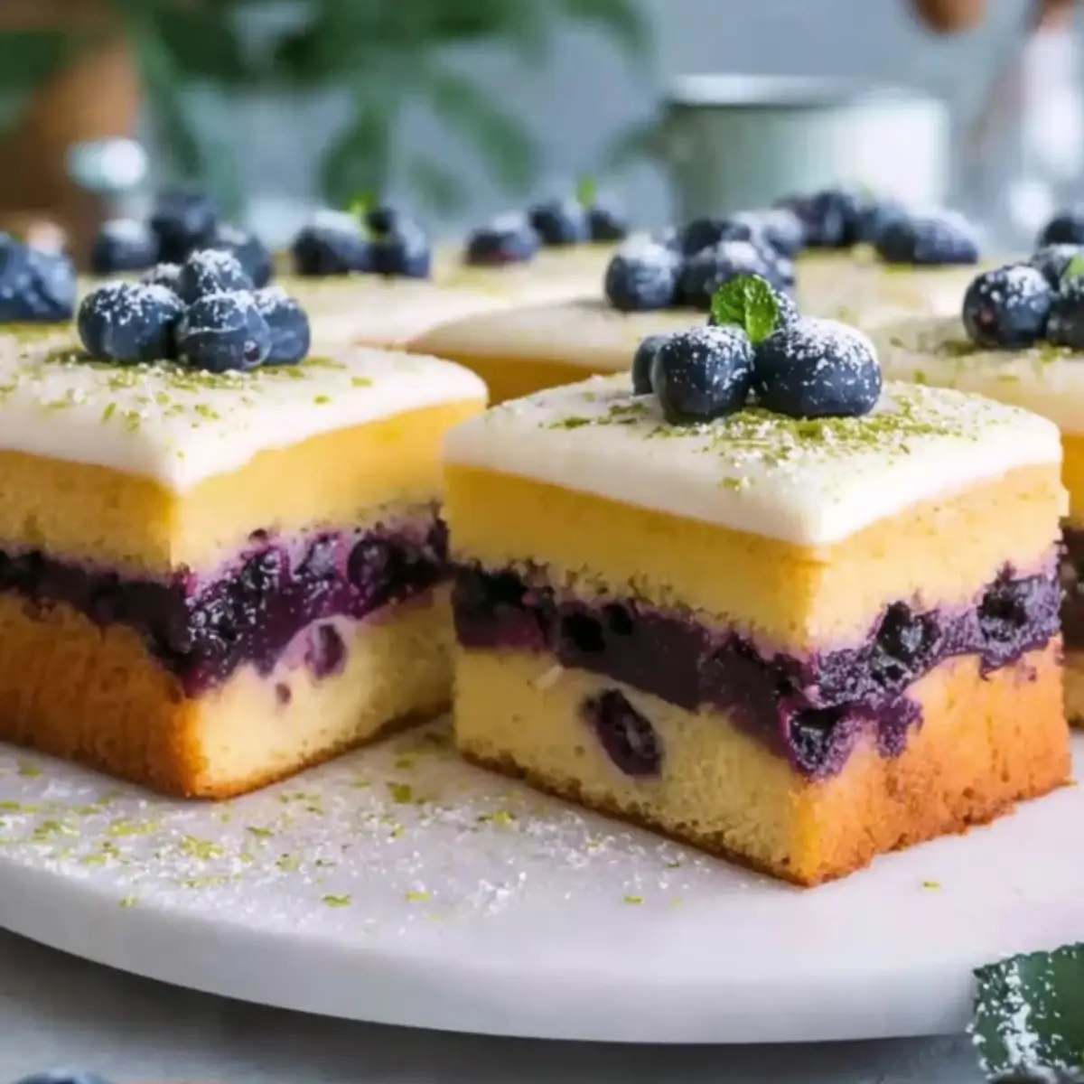 Heidelbeerkuchen mit Eierlikör