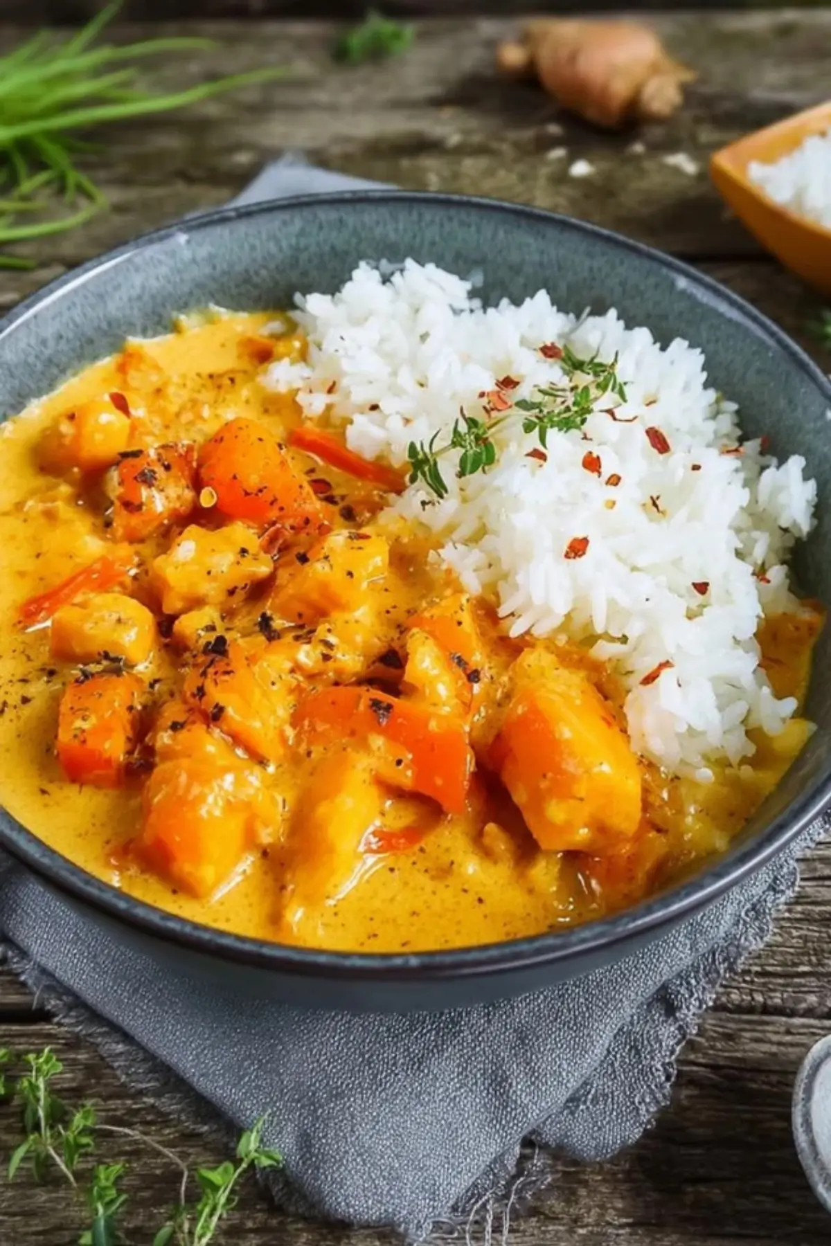Kürbis Curry mit Kokosmilch – 5 Zutaten für ein schnelles, veganes ...