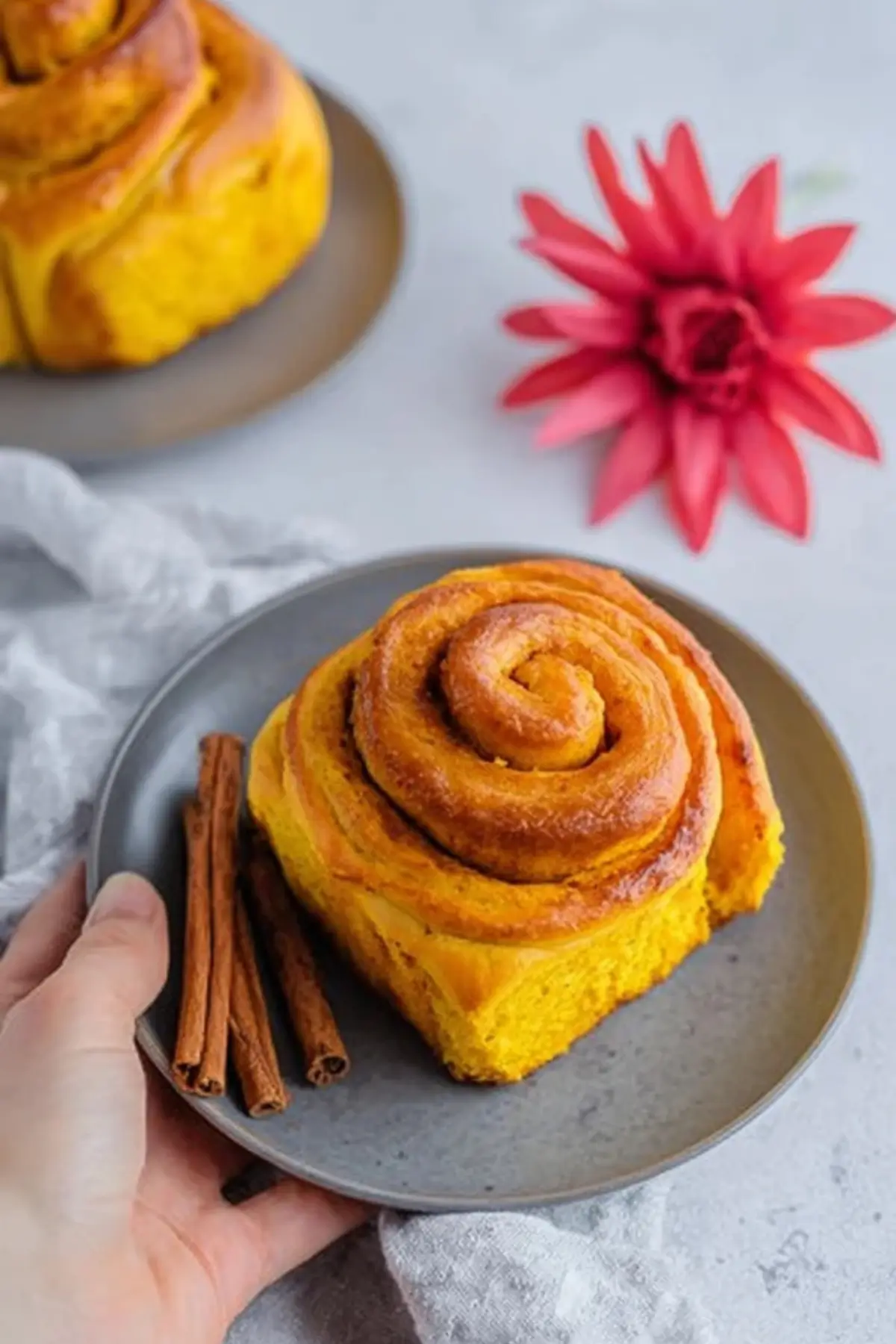 Kürbis-Zimtschnecken