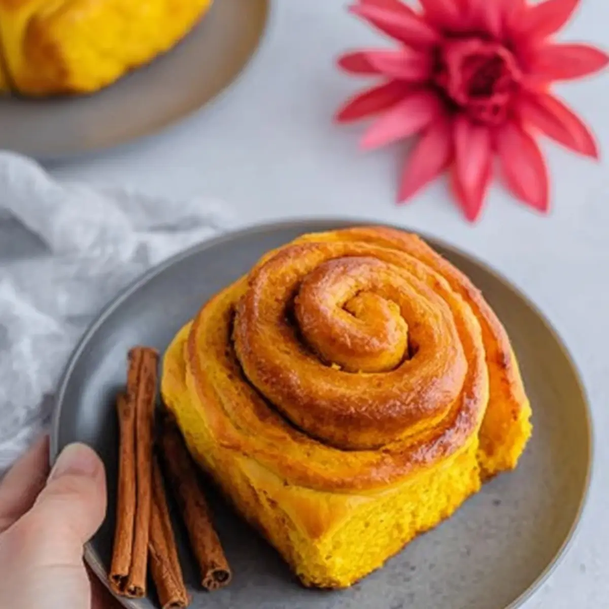 Kürbis-Zimtschnecken