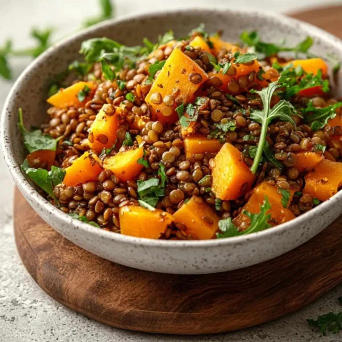 Linsen-Kürbis-Salat: Herbstlicher Genuss voller Vitamine - Muma’s Kitchen Linsen-Kürbis-Salat: Herbstlicher Genuss voller Vitamine - Muma’s Kitchen