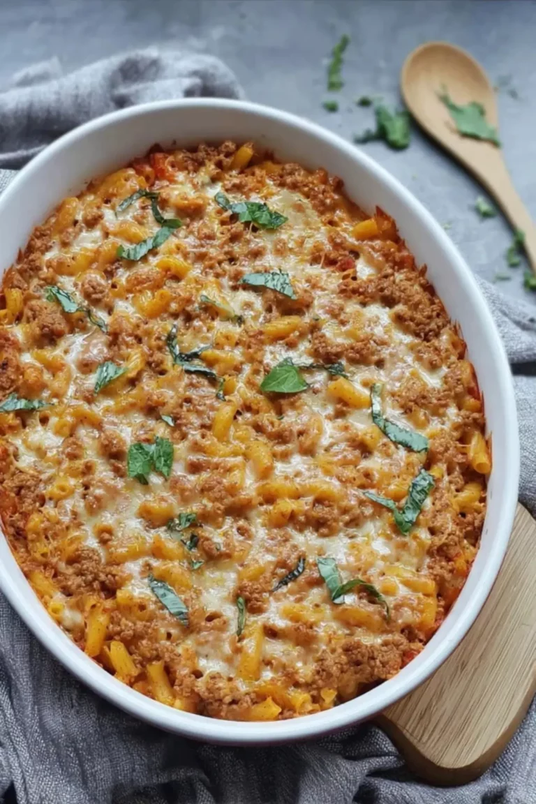 Makkaroni Auflauf mit Hackfleisch