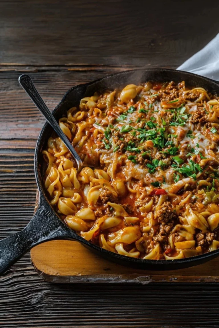 Nudel Hackfleisch Pfanne