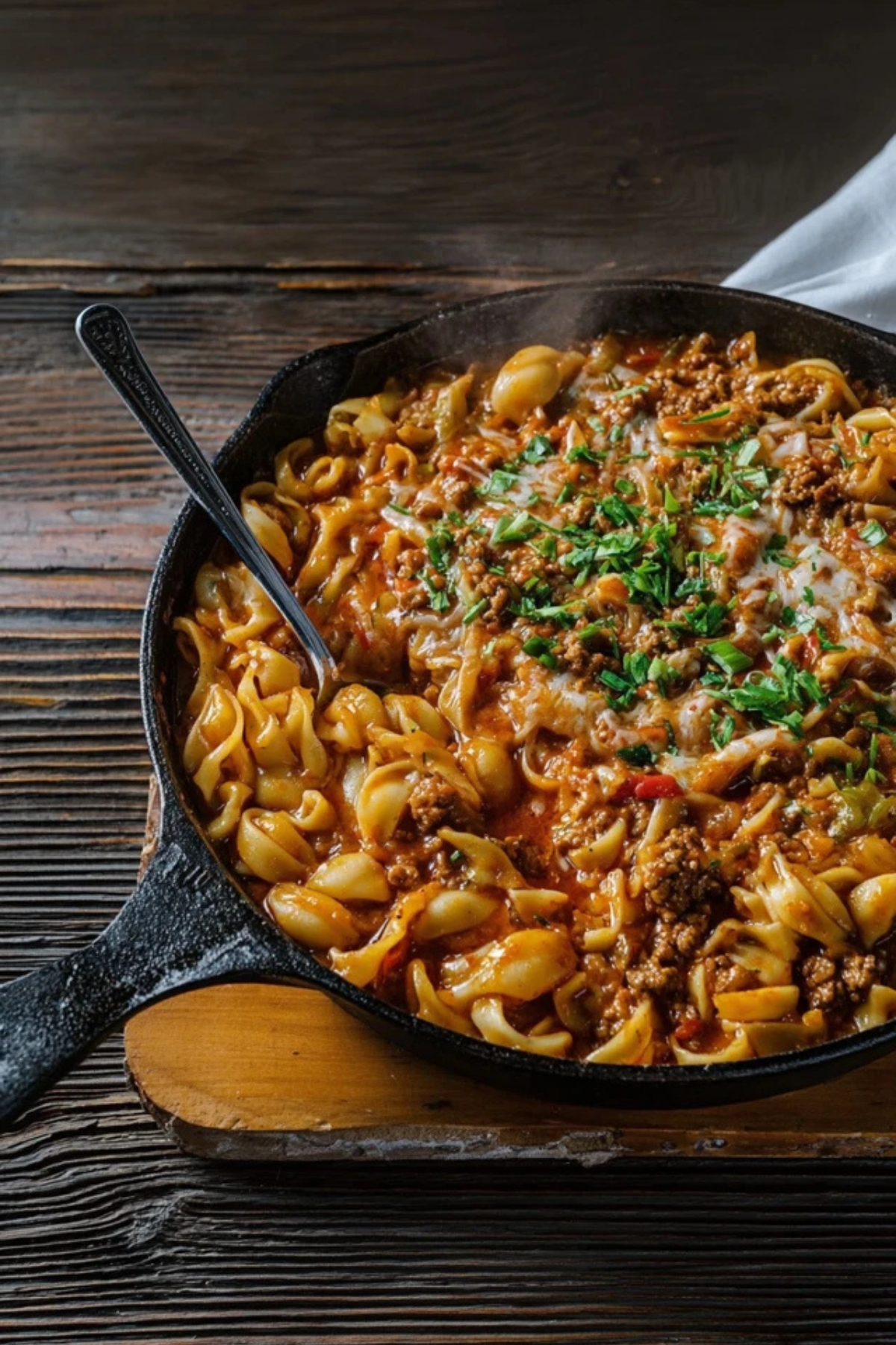 Nudel Hackfleisch Pfanne