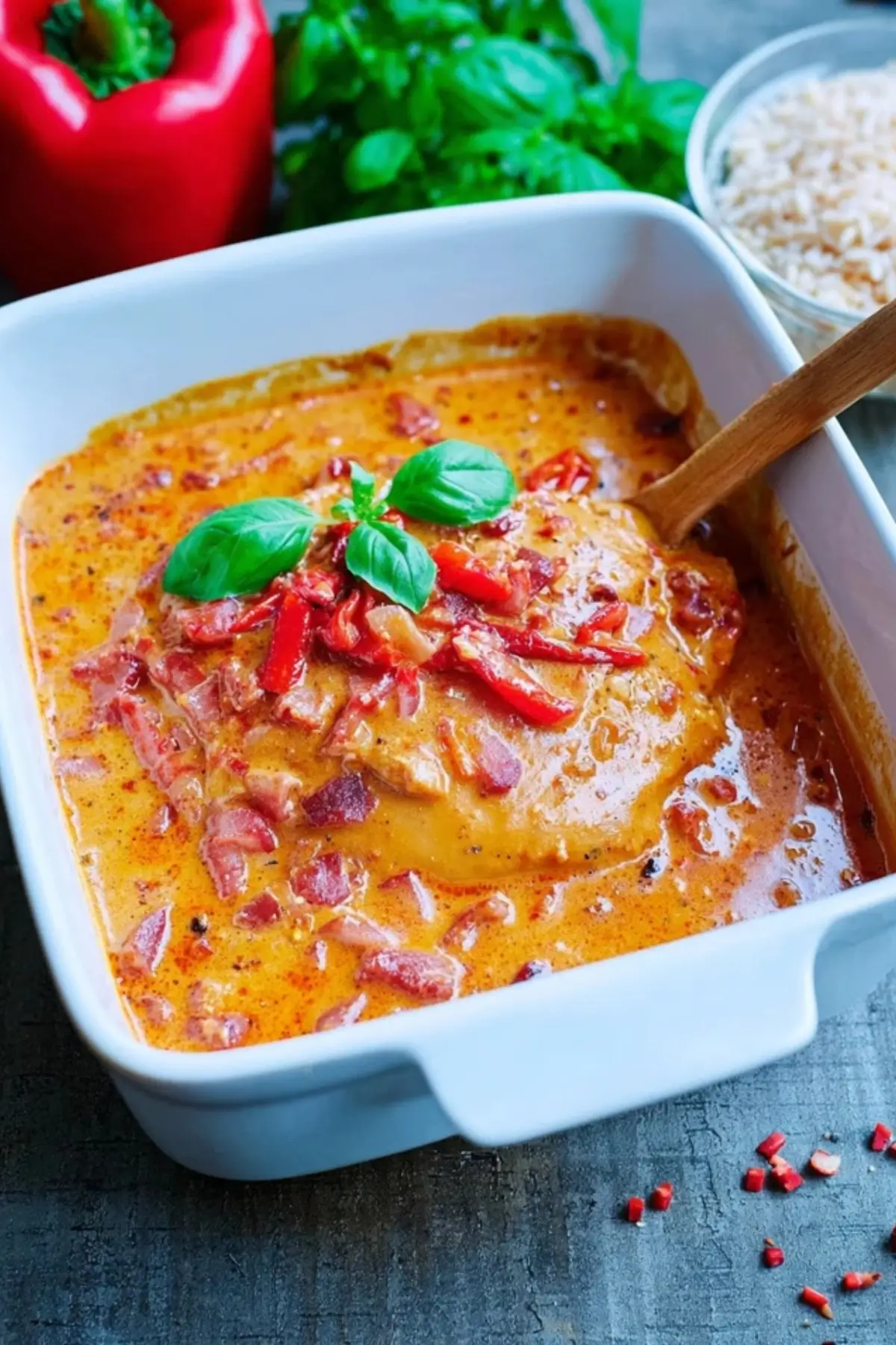 Paprika-Sahne-Hähnchen – Einfaches Rezept für 30 Minuten - Muma’s Kitchen