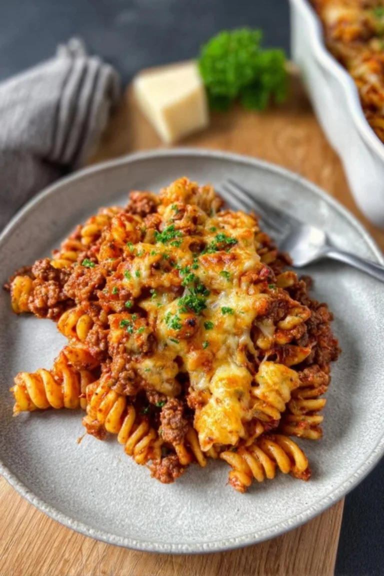 Nudelauflauf mit Hackfleisch
