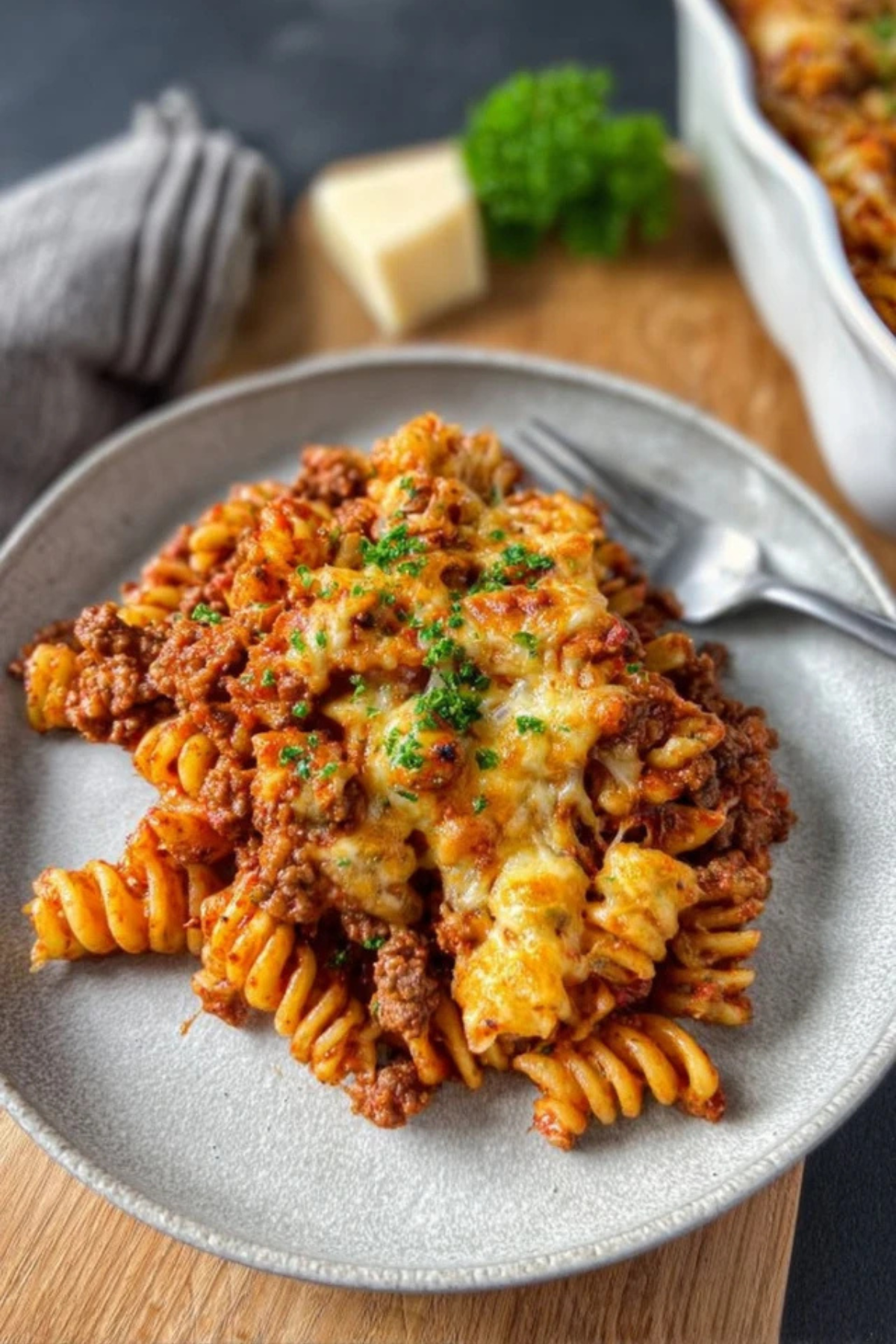 Nudelauflauf mit Hackfleisch