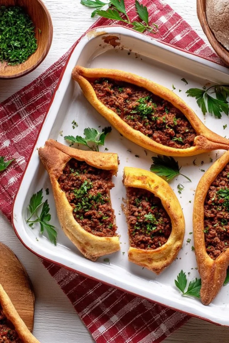 Pide mit Hackfleisch