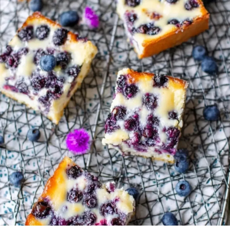 Puddingkuchen mit Heidelbeeren – Einfache Zubereitung