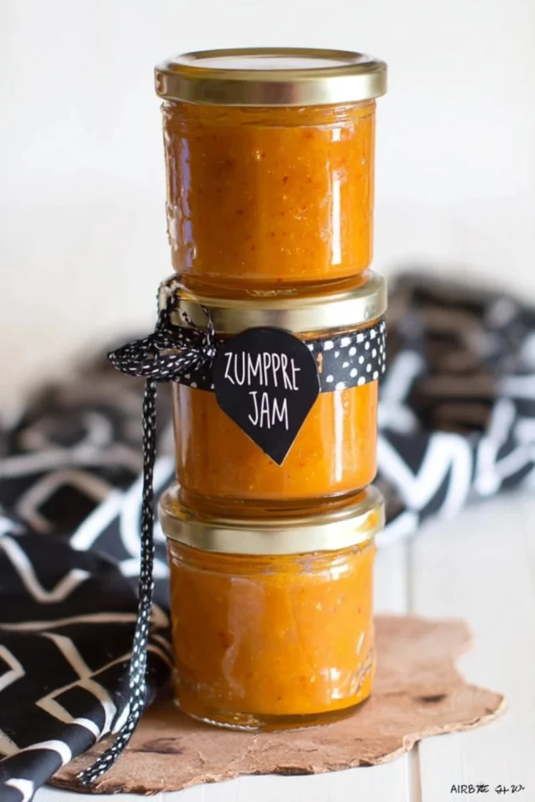 Kürbis-Apfel-Zimt-Marmelade