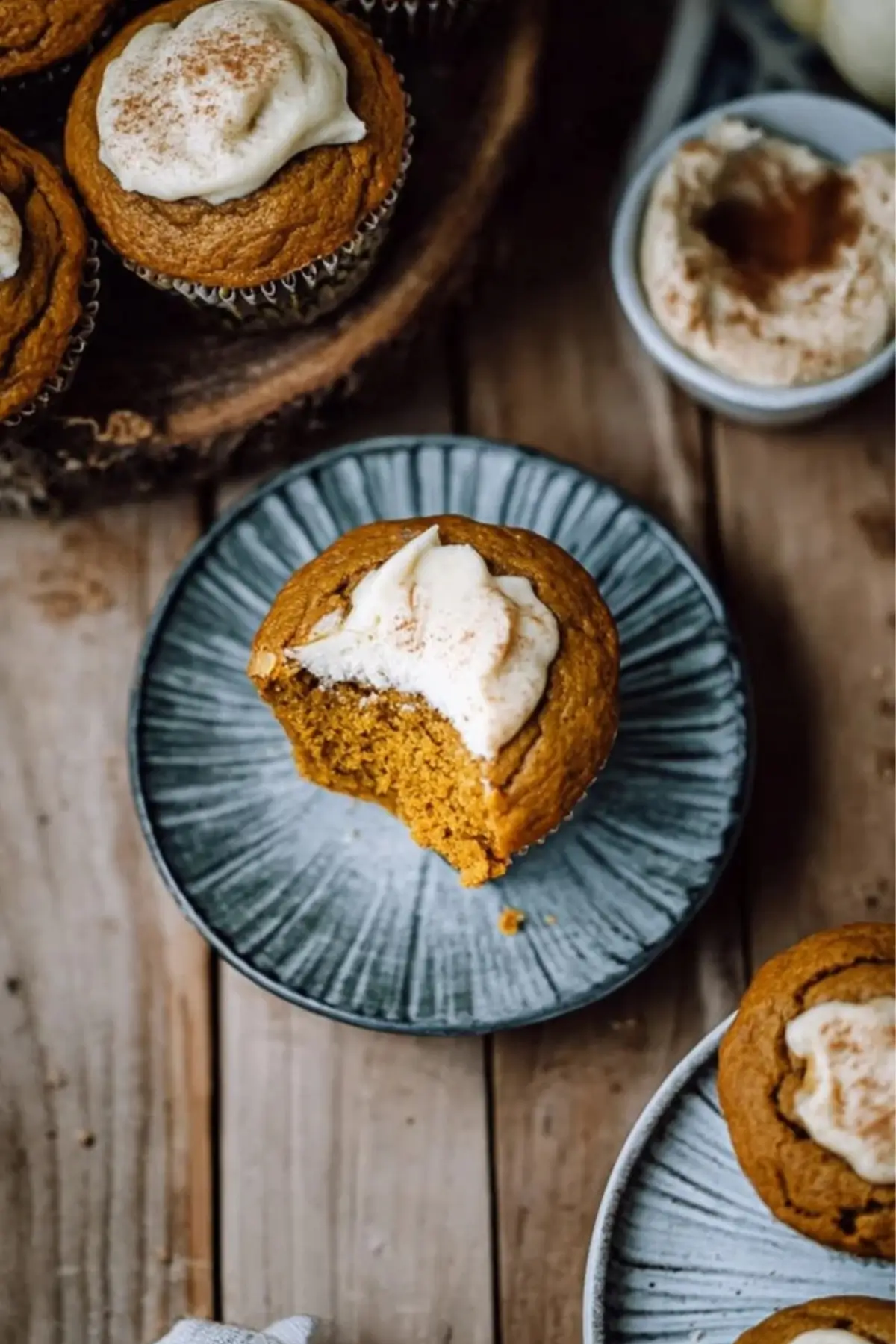 Pumpkin Muffins mit Cheesecake