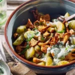 Röstkartoffel-Salat mit Pfifferlingen