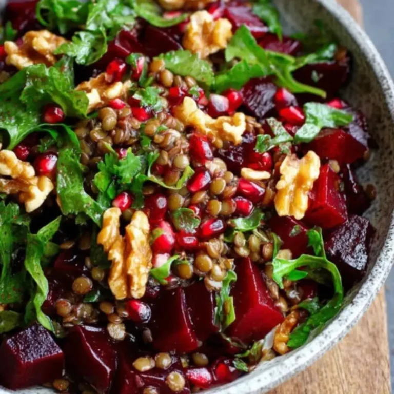 Rote Bete Linsen Salat – Einfaches Rezept für gesunde Mahlzeit