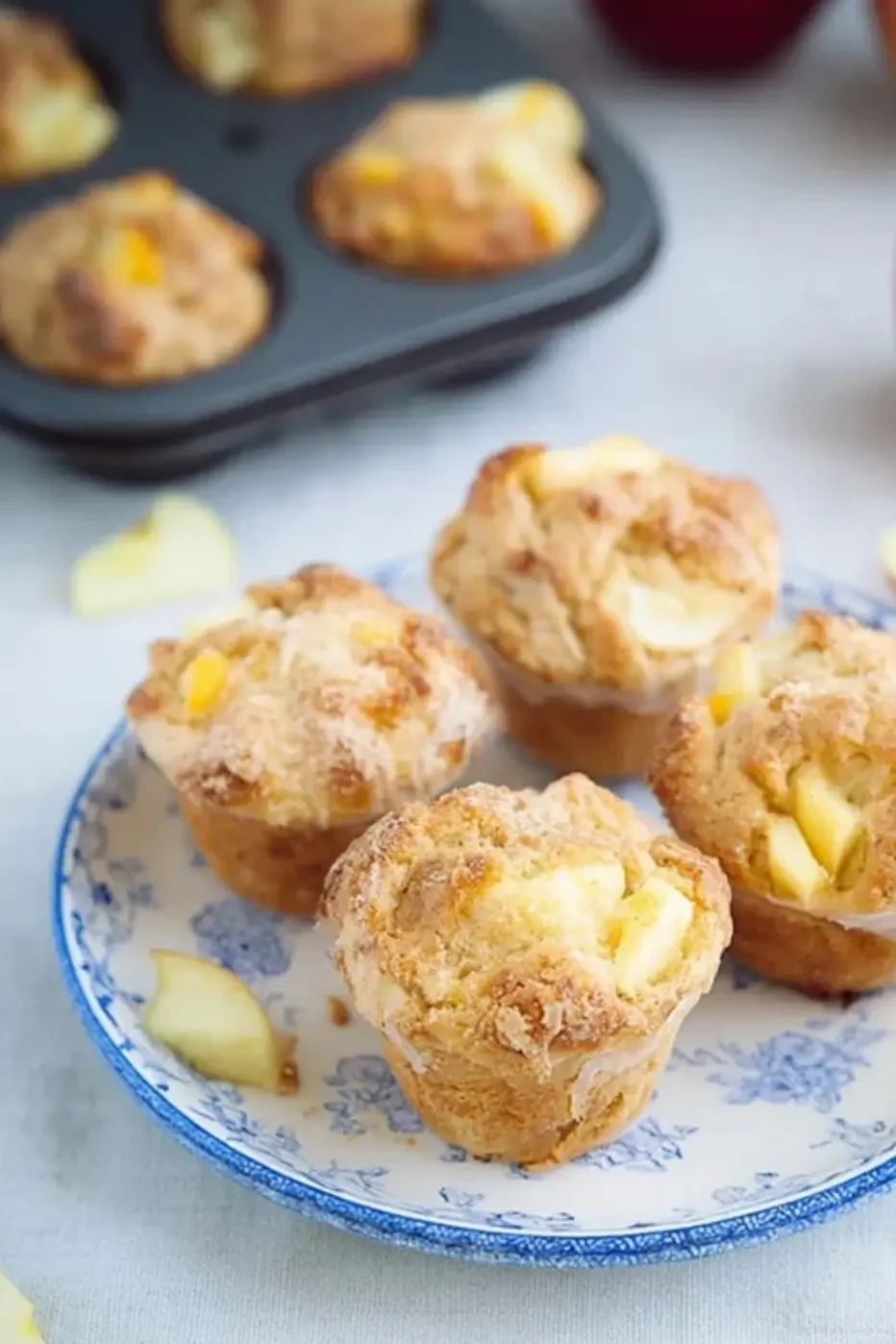Saftige Apfelmuffins
