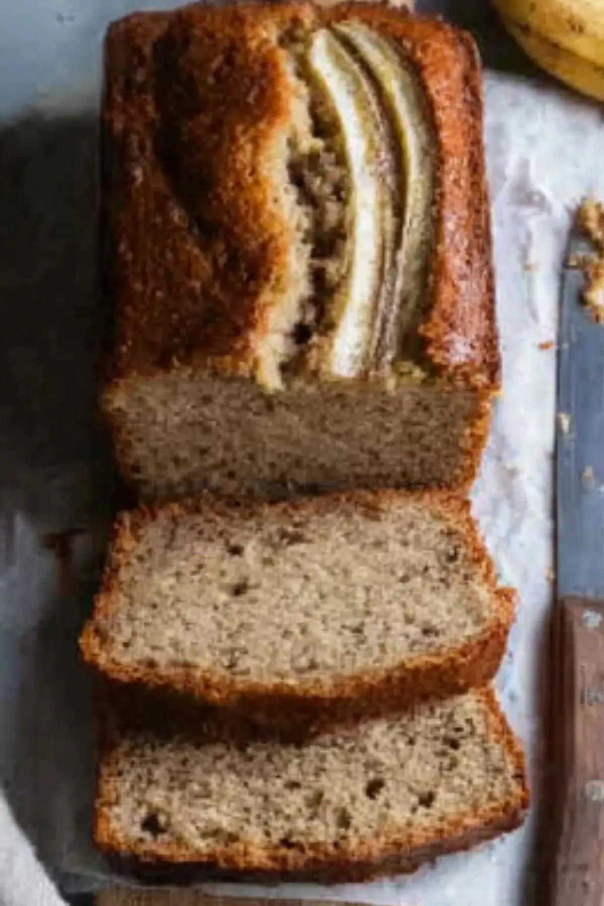 Bananenbrot mit Quark