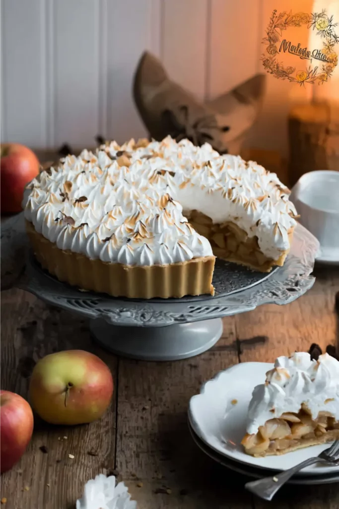 Bratapfel Baiser Torte