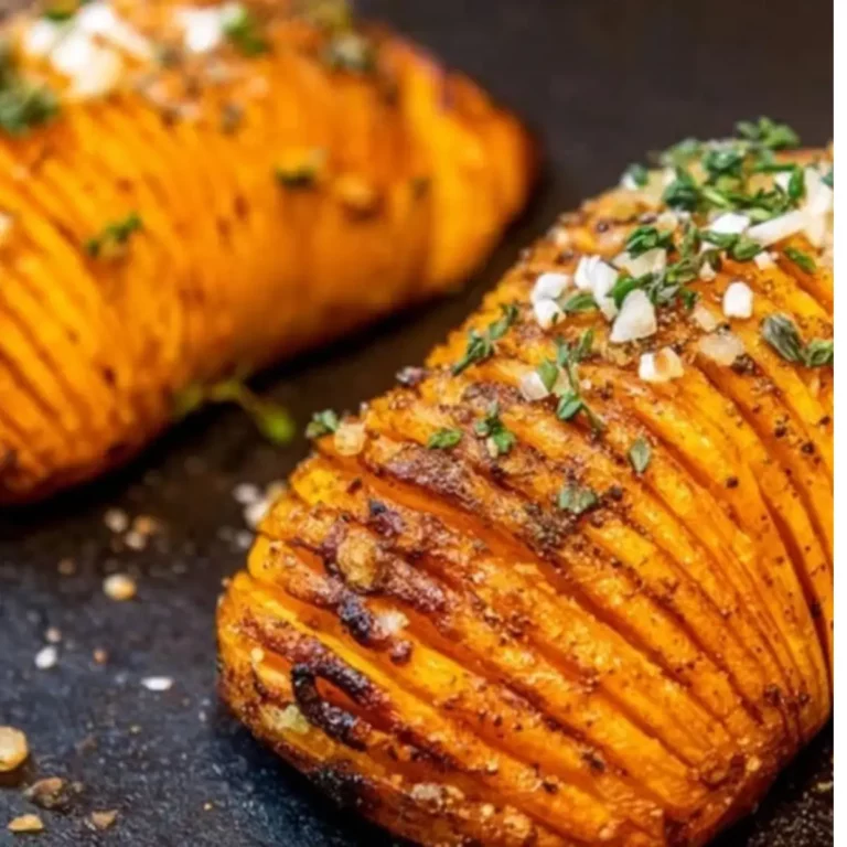Butternut-Kürbis Hasselback
