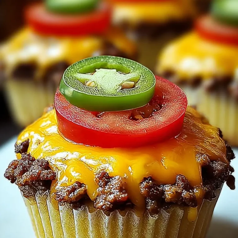 Cheeseburger Muffins backen