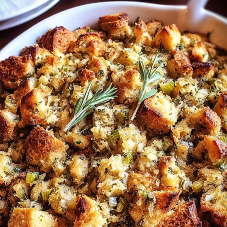 Klassische traditionelle Thanksgiving-Füllung