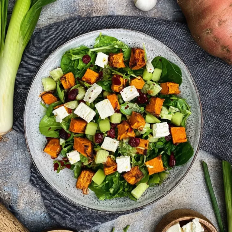 Feldsalat mit Süßkartoffeln