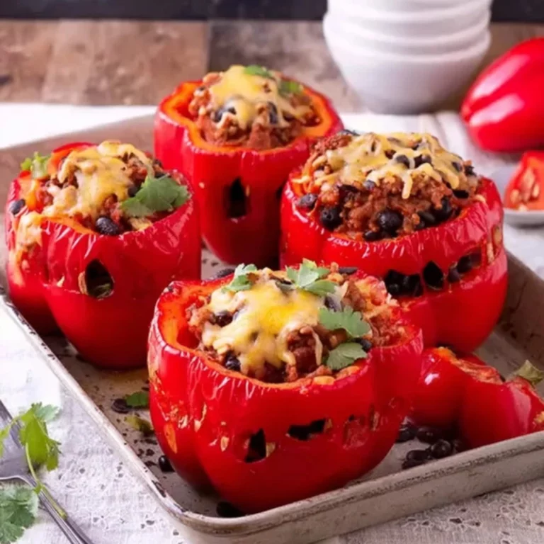 Gefüllte Halloween Paprika à la Chili con Carne – gruselig & lecker