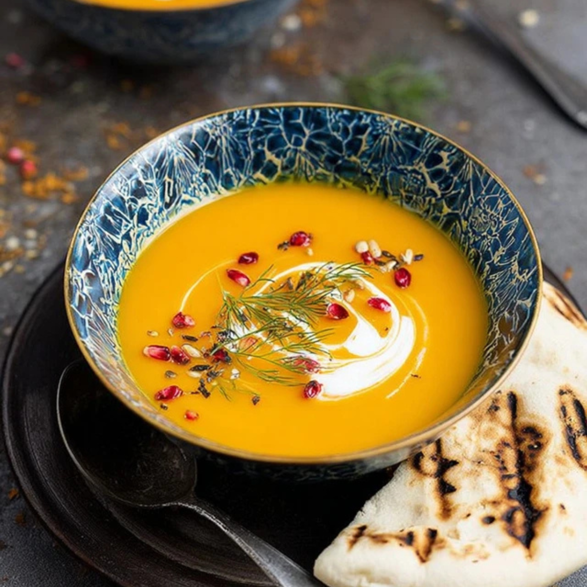 Herbstliche Kürbissuppe mit Ingwer und Möhren - Muma’s Kitchen