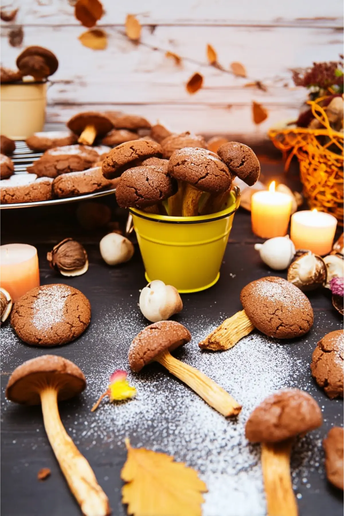 Herbstliche Schokoplätzchen mit Zimt und Zuckerrübensirup