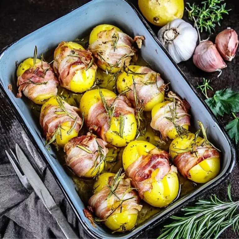 Kartoffeln im Speckmantel