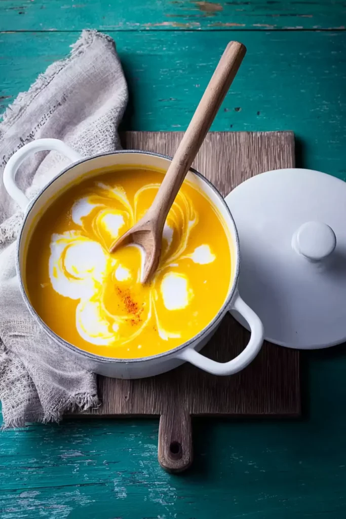 Kürbis-Kokosmilch-Suppe