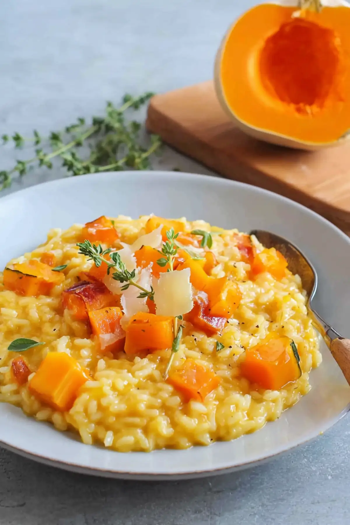 Kürbisrisotto – mit Hokkaido