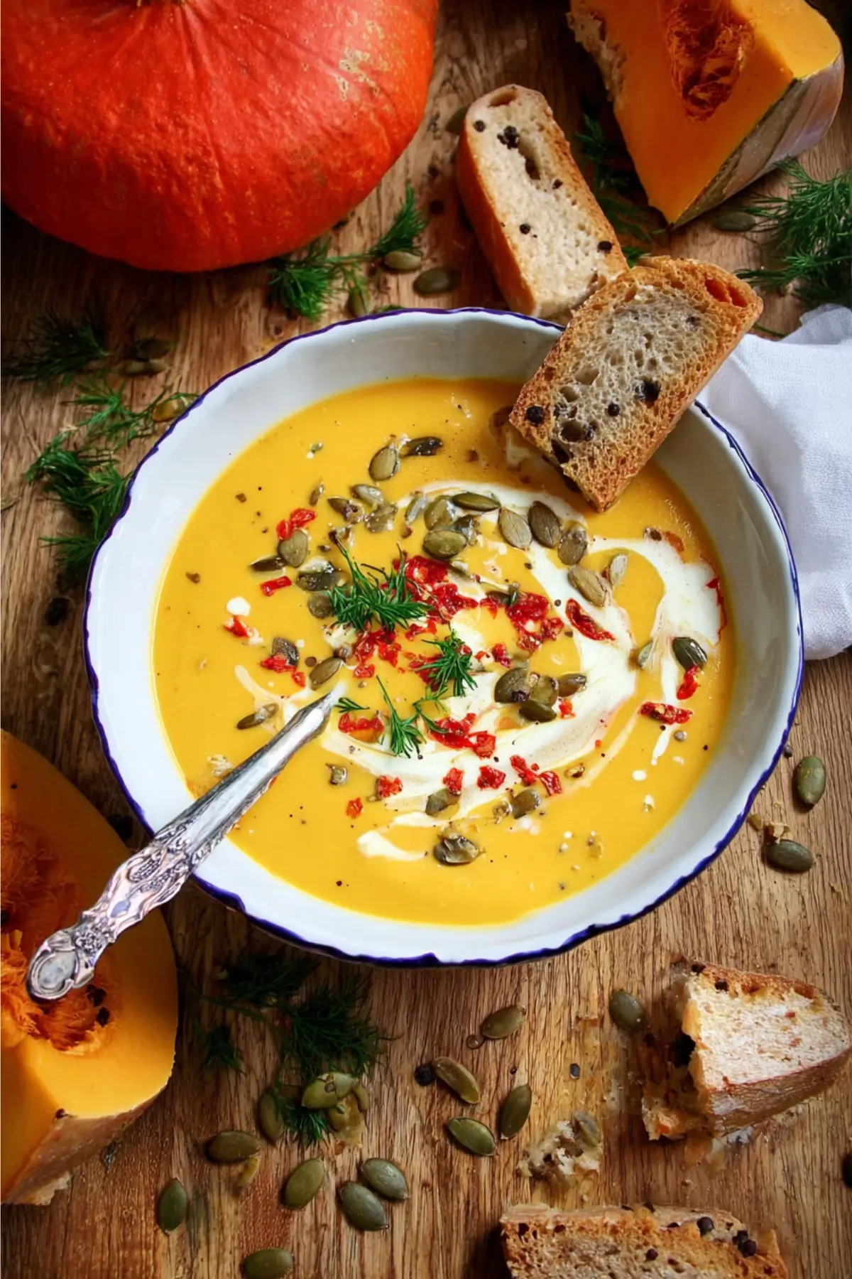 Kürbissuppe mit Kokosmilch