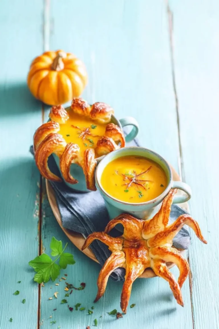 Kürbissuppe zu Halloween