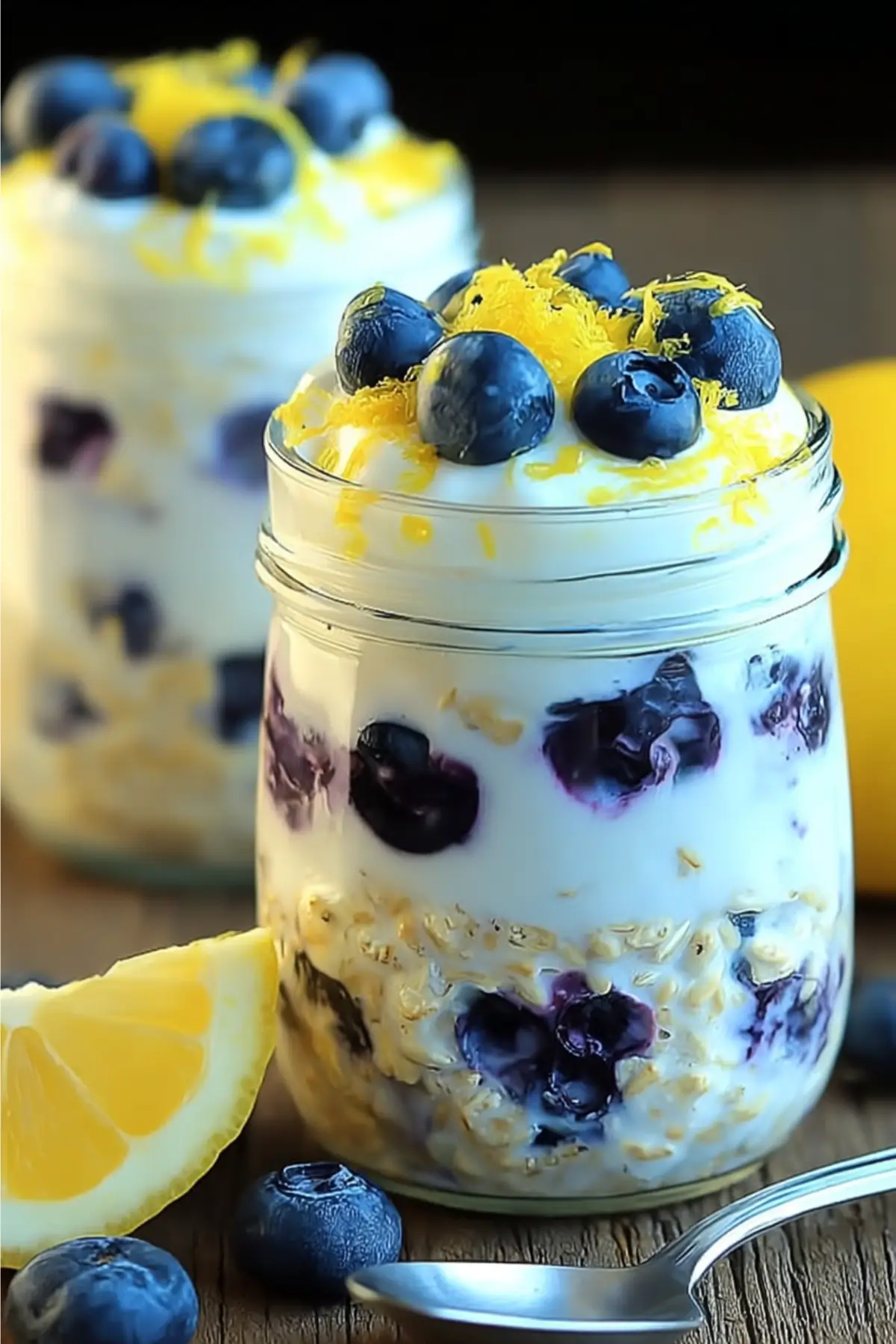 Lemon Blueberry Overnight Oats