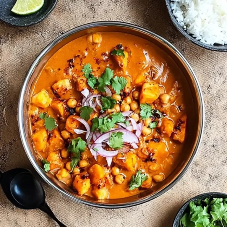 Vegan Roasted Butternut Squash and Chickpea Curry